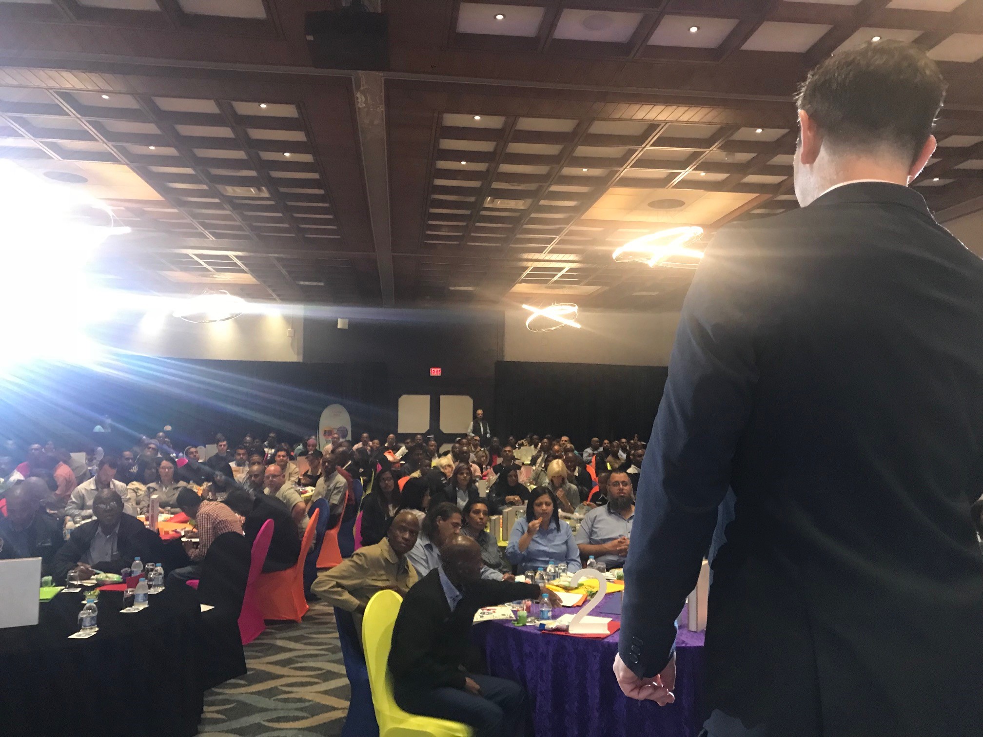 Grant Driver facing audience